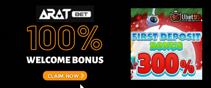 Aratbet 100% Deposit Bonus - First Time Deposit 300%