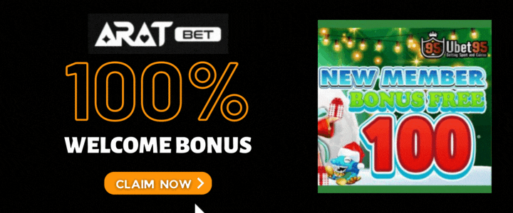 Aratbet 100% Deposit Bonus - New Member Bonus