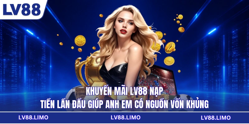 Khuyến mãi LV88 nạp tiền lần đầu giúp anh em có nguồn vốn khủng